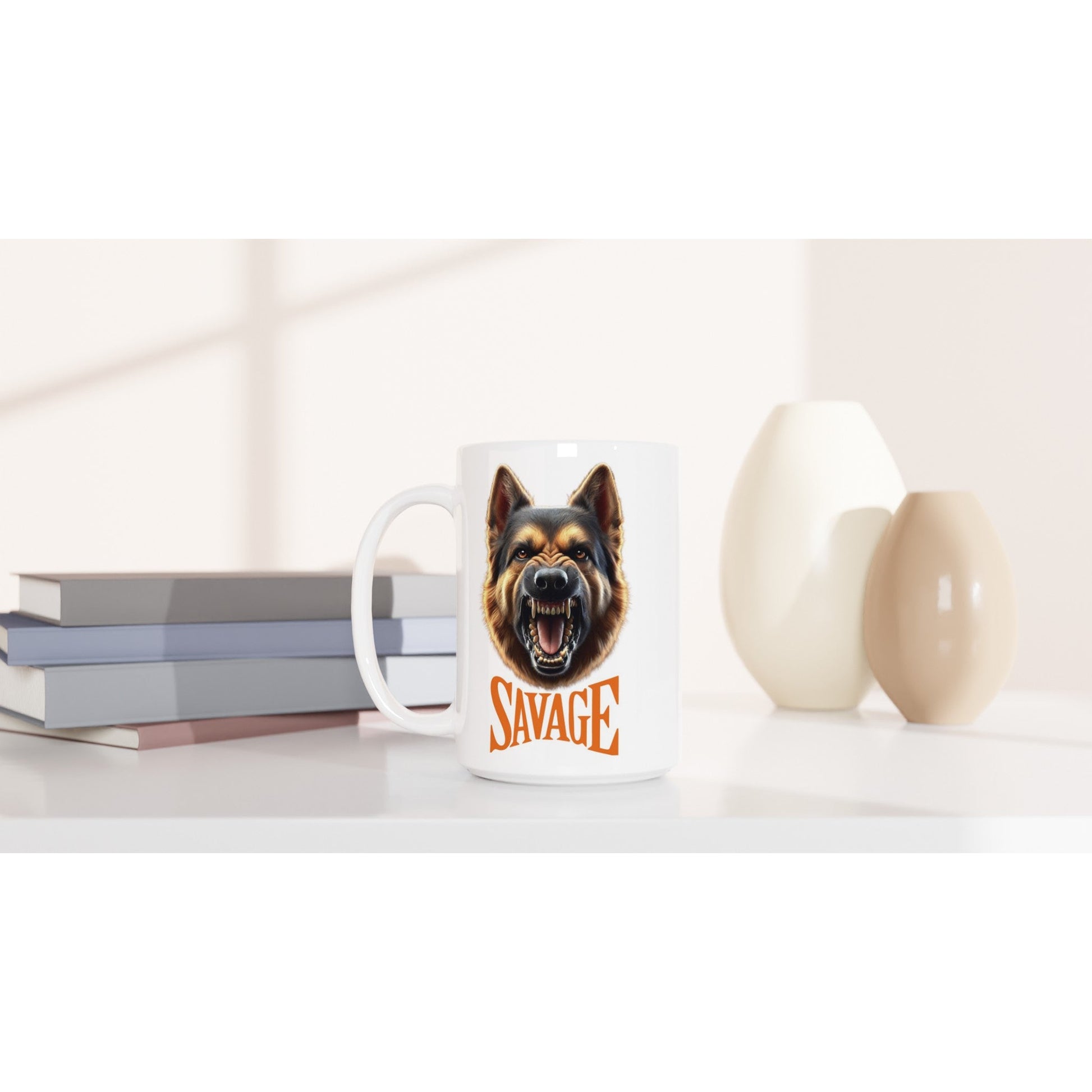 German Shepherd SAVAGE Mug - Petselfie