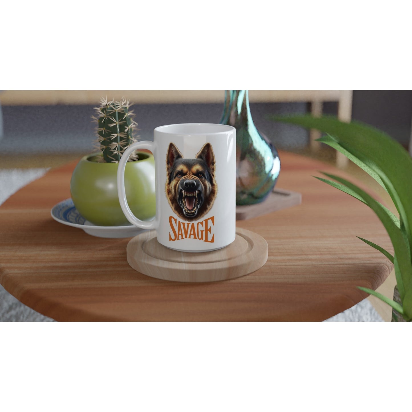 German Shepherd SAVAGE Mug - Petselfie