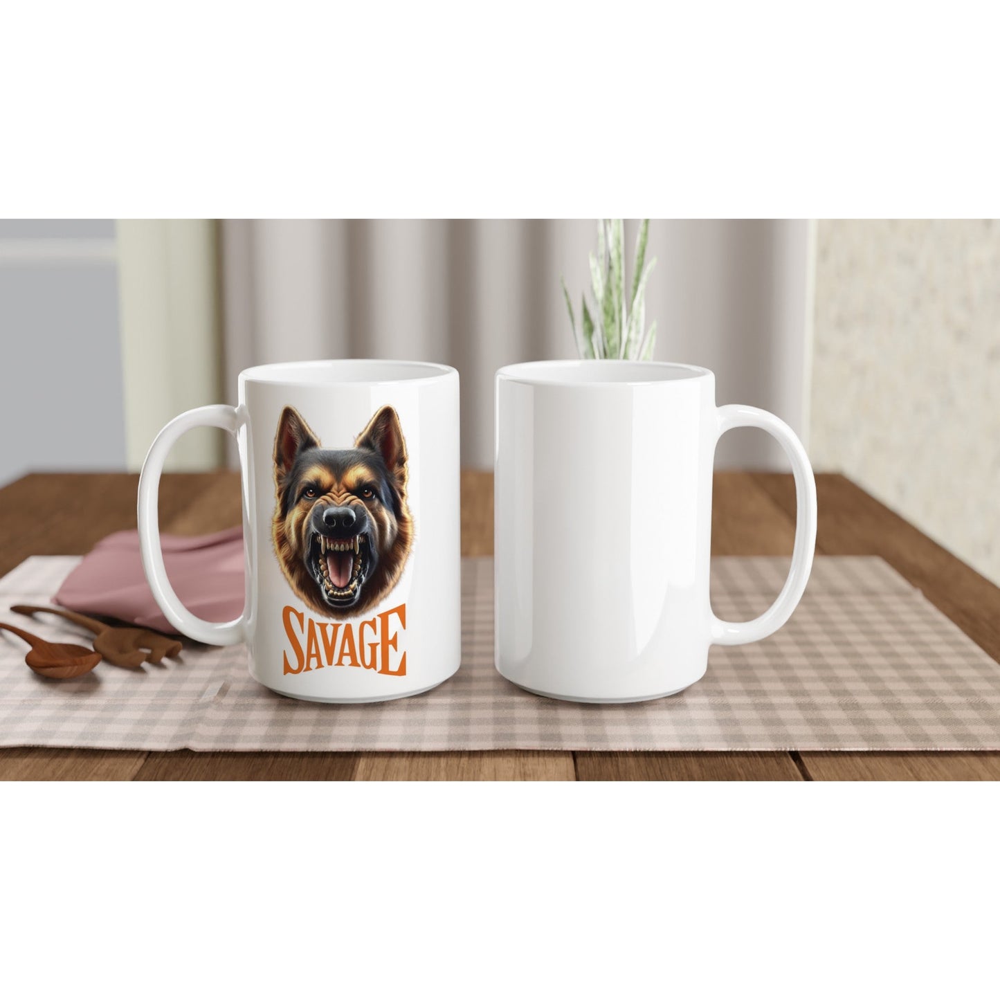 German Shepherd SAVAGE Mug - Petselfie