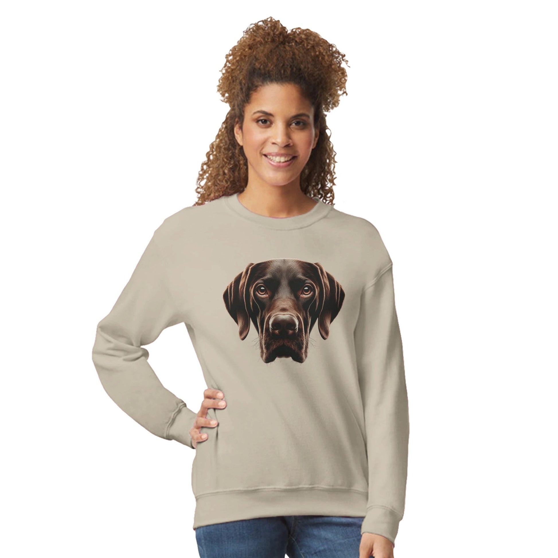 Labrador Retriever Chocolate Sweatshirt - PetSelfie - Petselfie