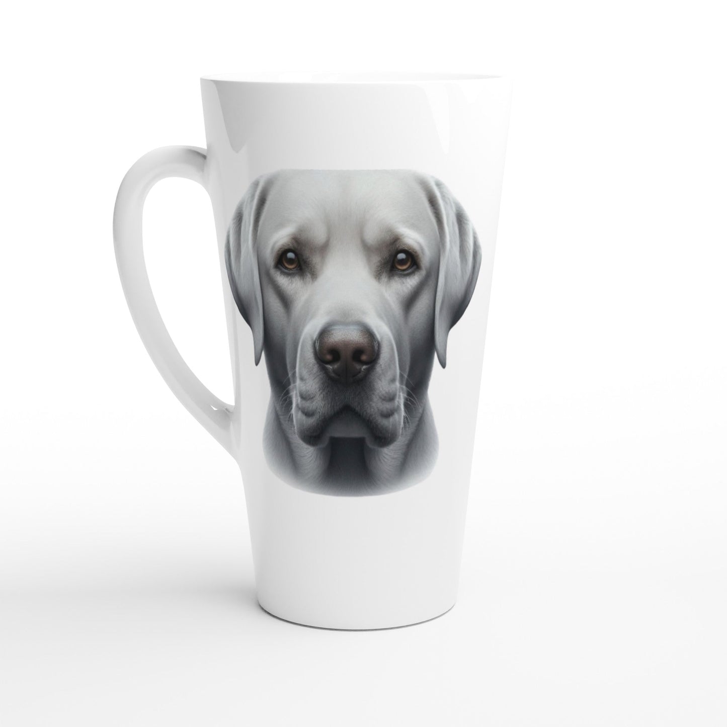 Labrador Retriever Silver Latte Mug - PetSelfie - Petselfie