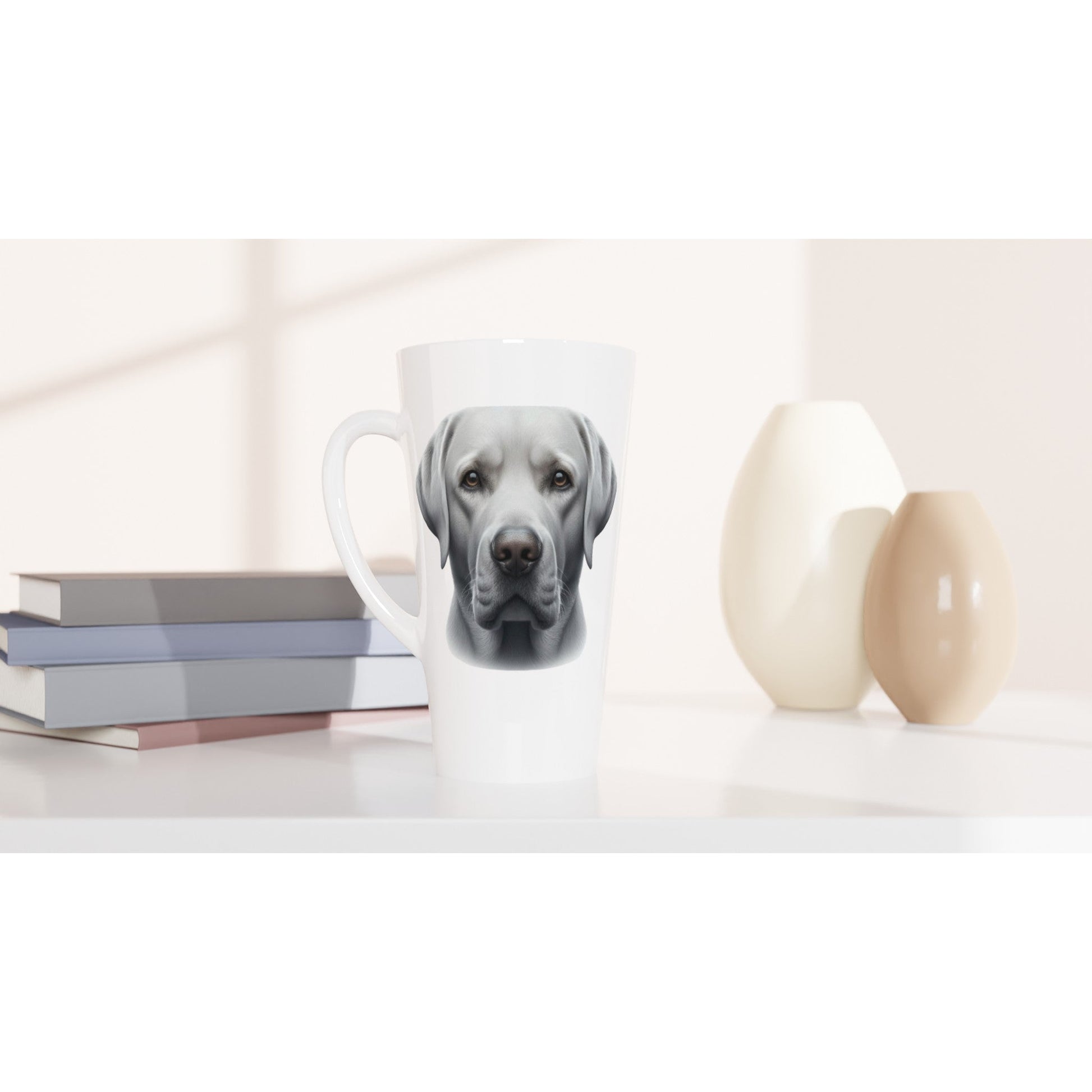 Labrador Retriever Silver Latte Mug - PetSelfie - Petselfie