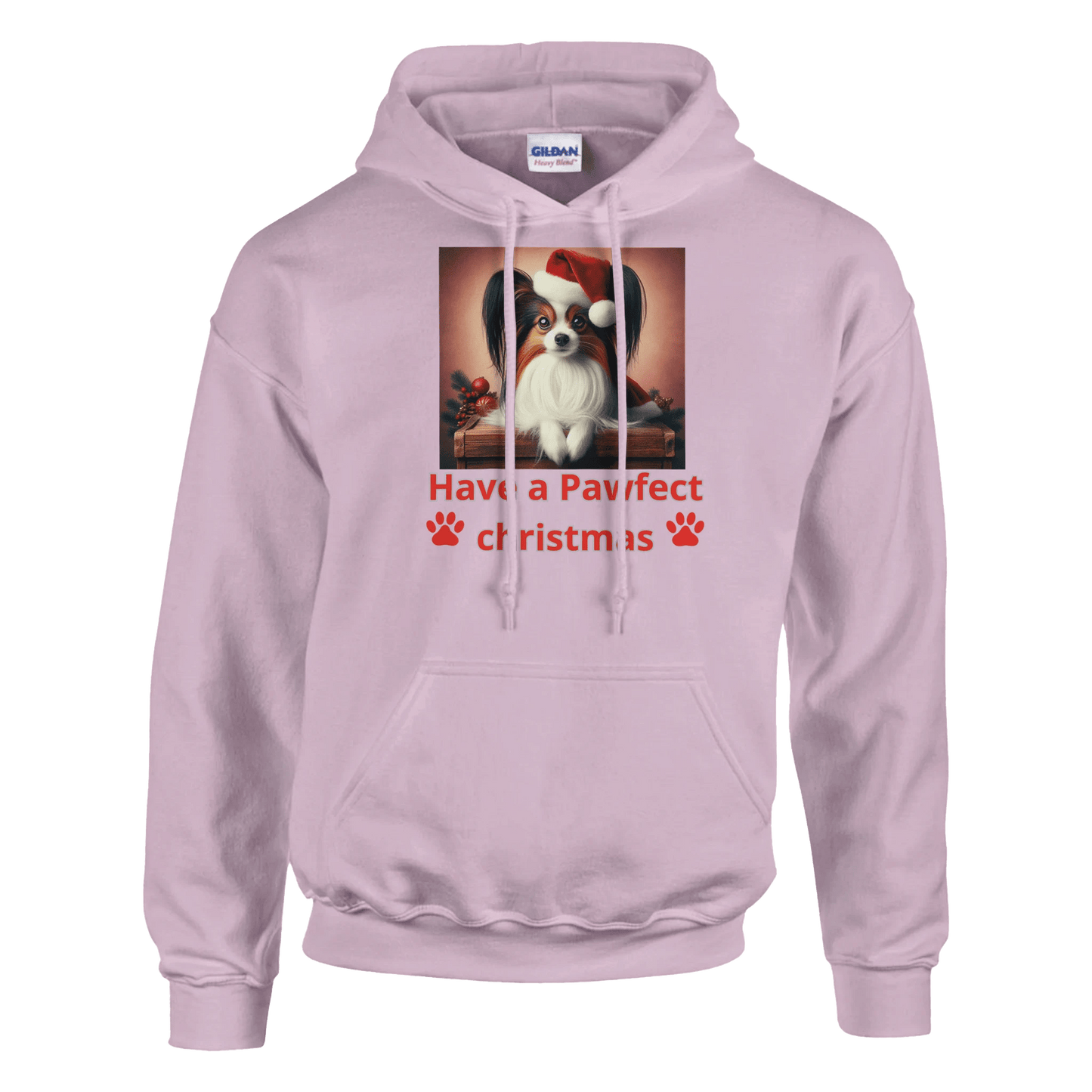Papillon Christmas Pullover Hoodie - Petselfie