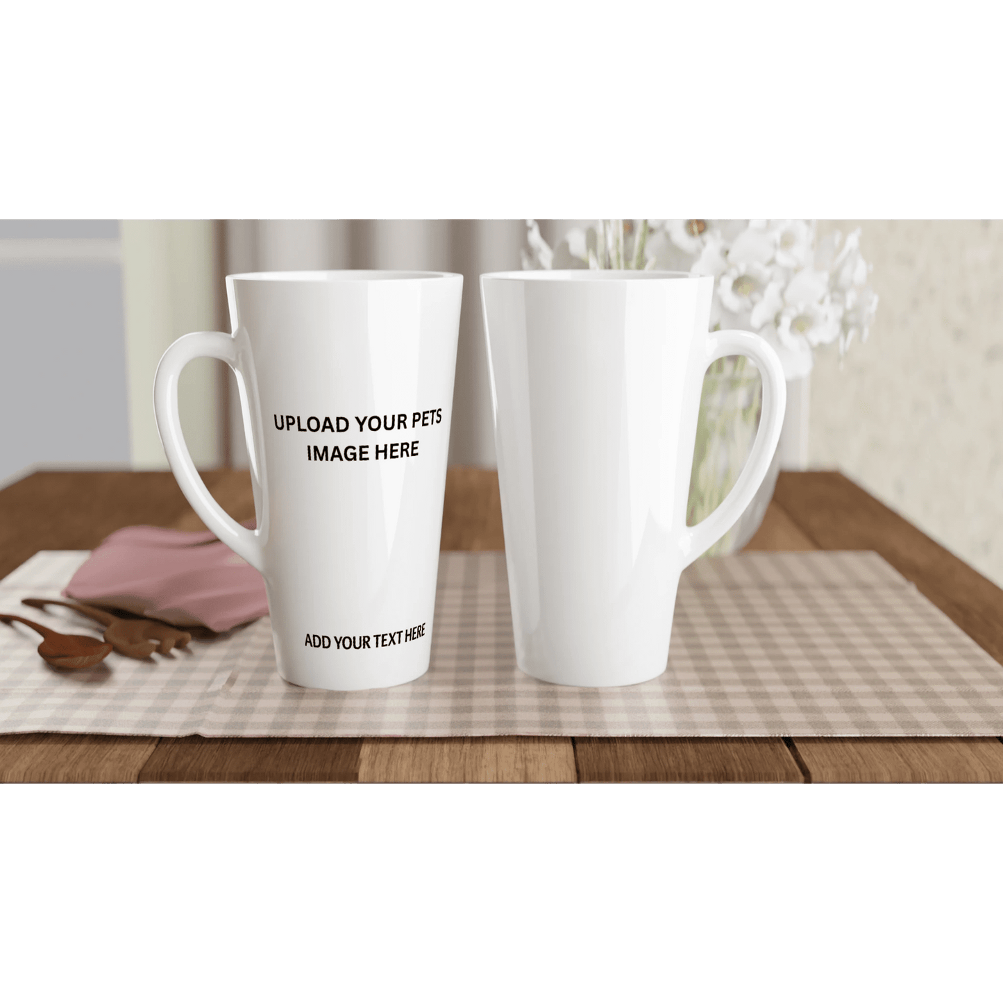 Personalised Pet Photo Latte Mug - PetSelfie - Petselfie