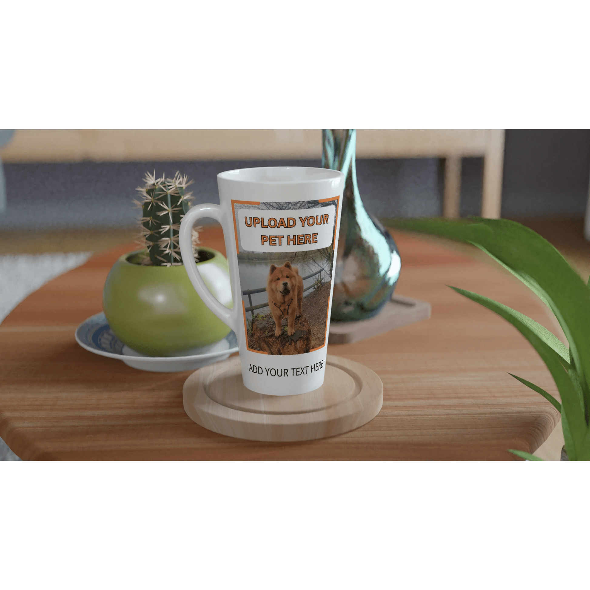 Personalised Pet Photo Latte Mug - PetSelfie - Petselfie