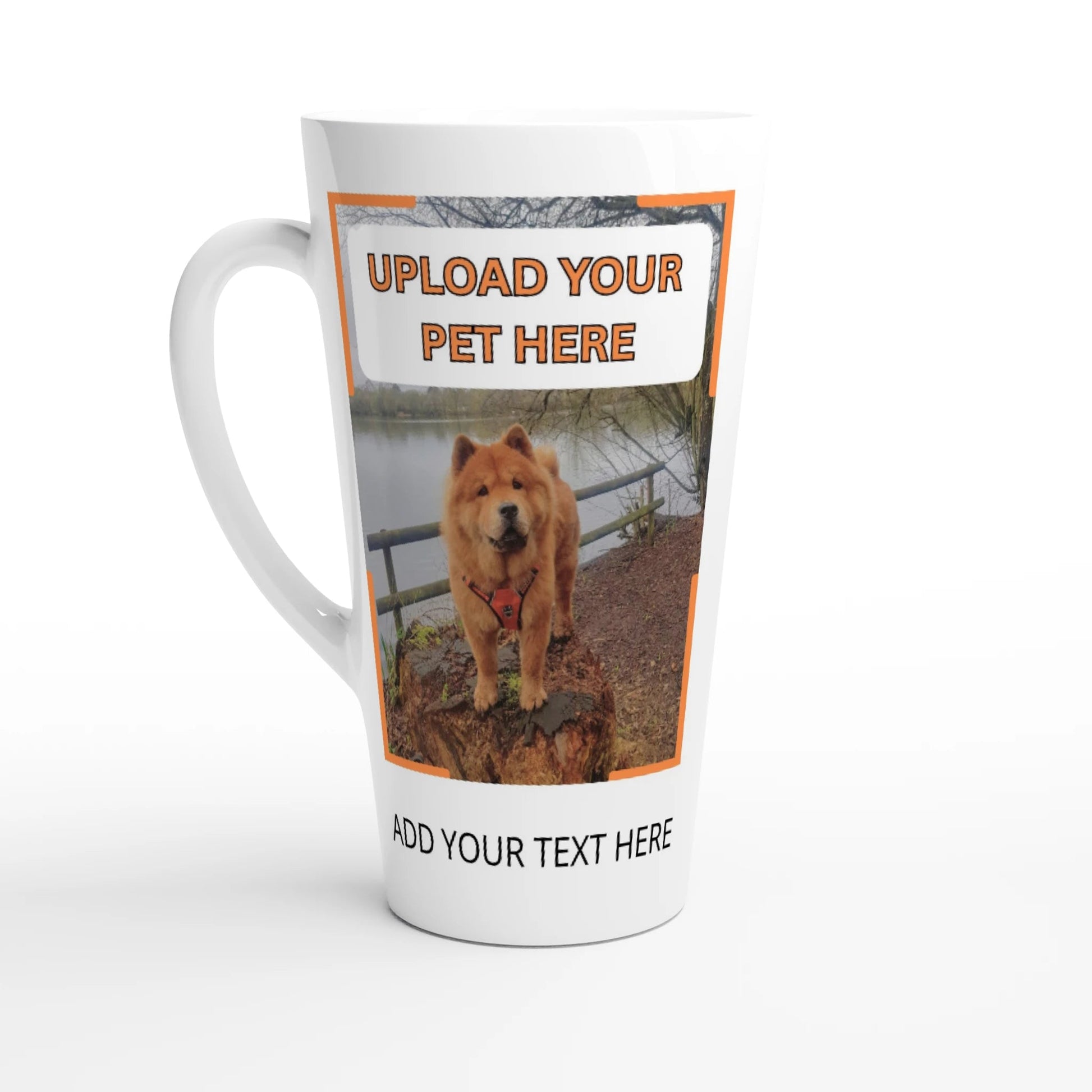 Personalised Pet Photo Latte Mug - PetSelfie - Petselfie