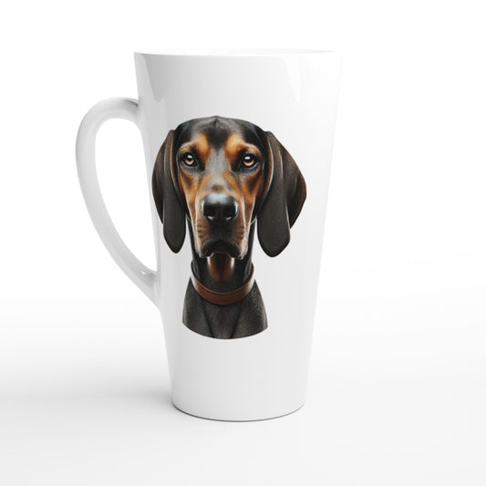 Plott Hound Dog Latte Mug - PetSelfie - Petselfie