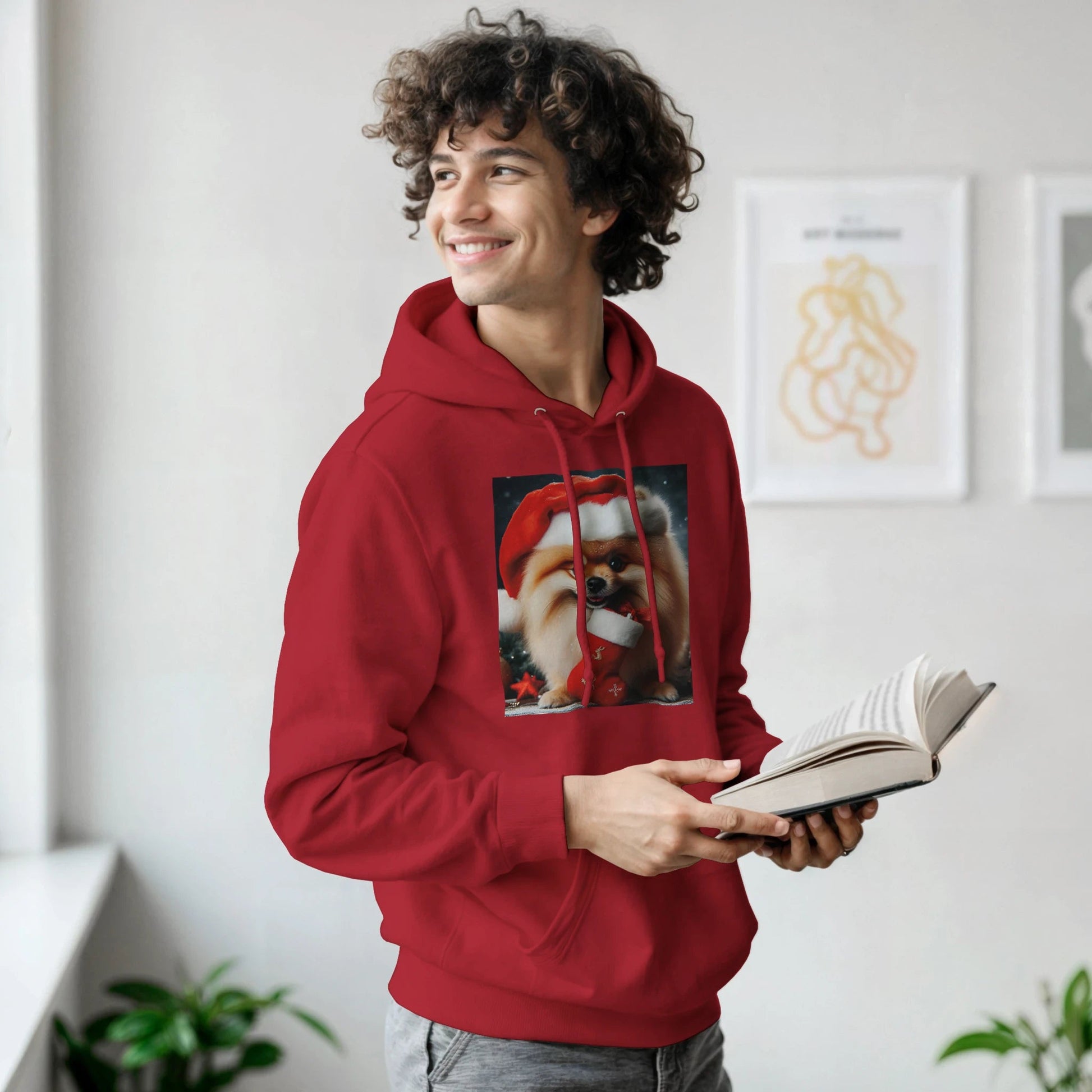 Pomeranian Dog Christmas Hoodie - Petselfie