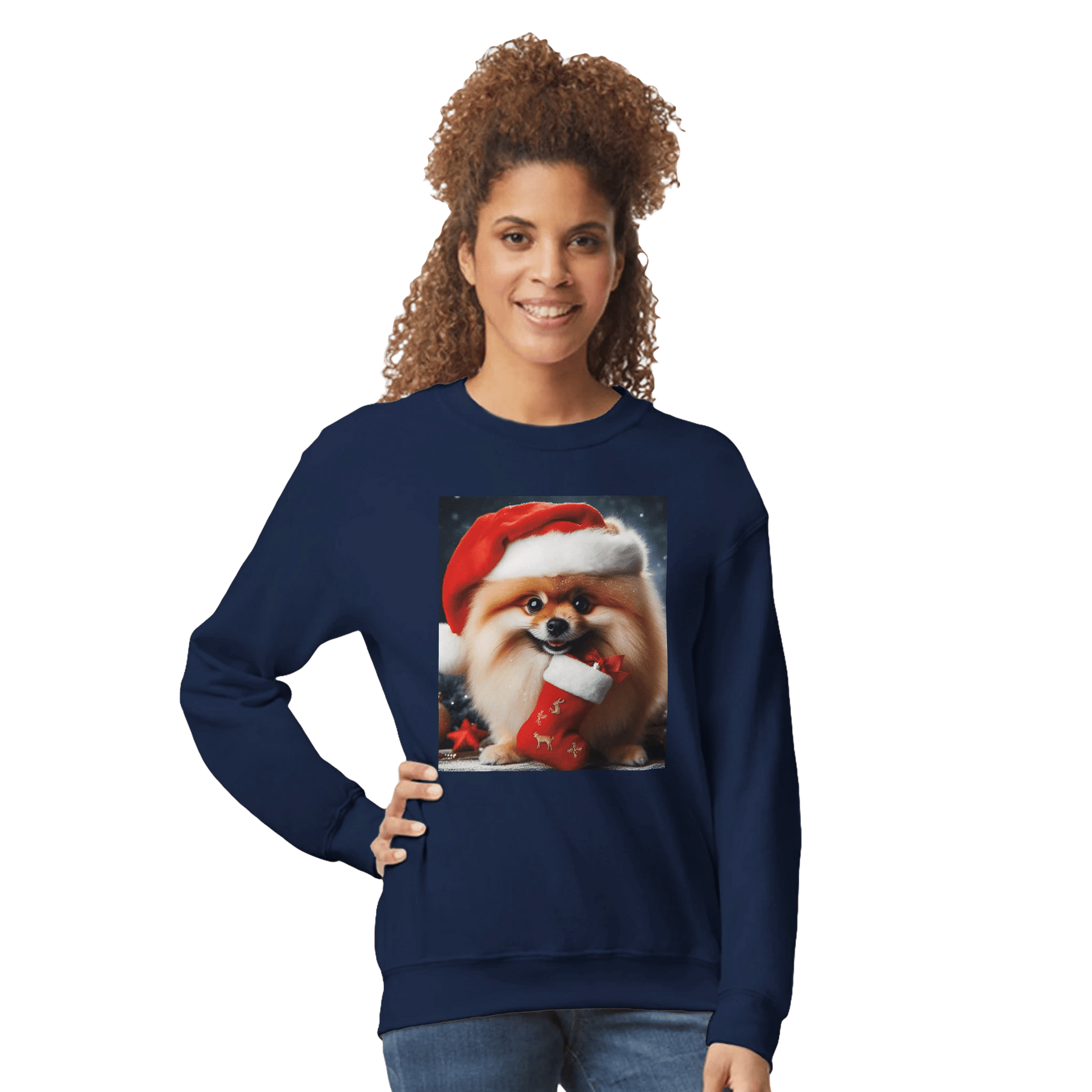Pomeranian Dog Christmas Sweatshirt - Petselfie