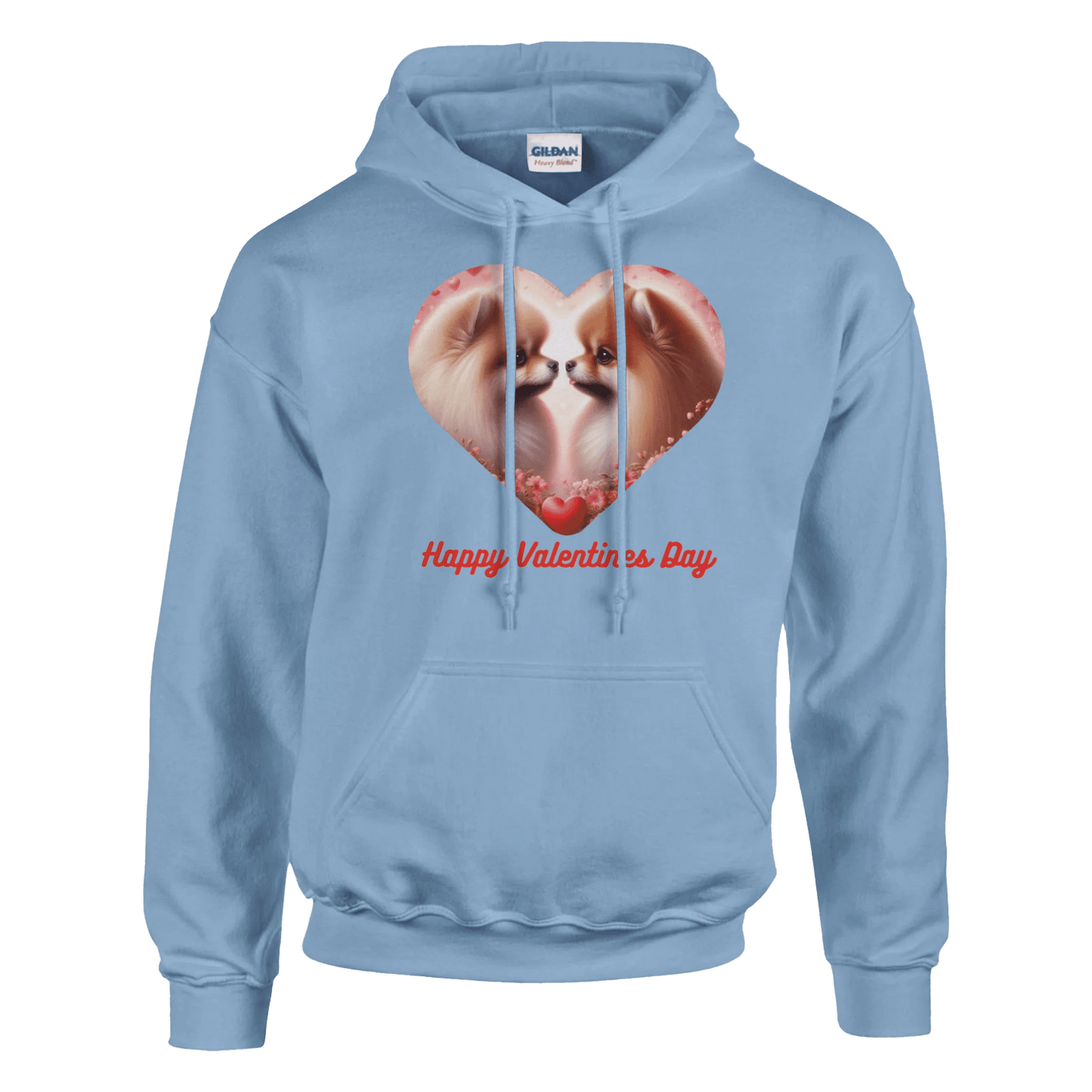 Pomeranian Kissing Valentine Hoodie - Petselfie