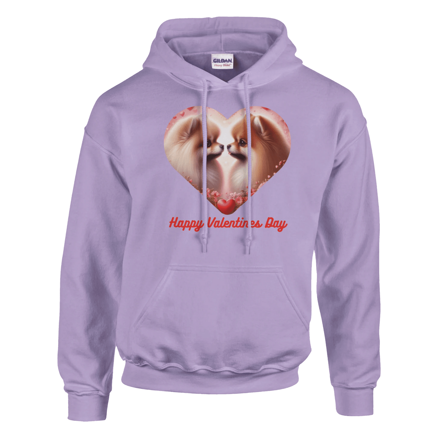 Pomeranian Kissing Valentine Hoodie - Petselfie