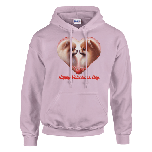 Pomeranian Kissing Valentine Hoodie - Petselfie