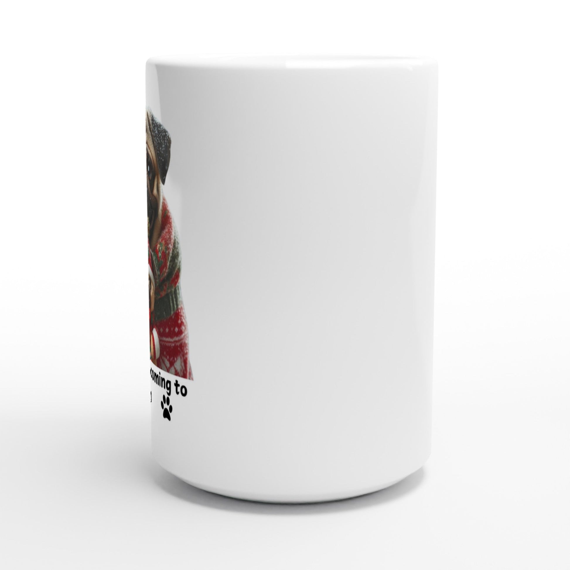 Pug Christmas Mug - Petselfie