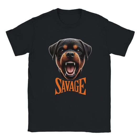 Rottweiler Puppy SAVAGE T-shirt - Petselfie