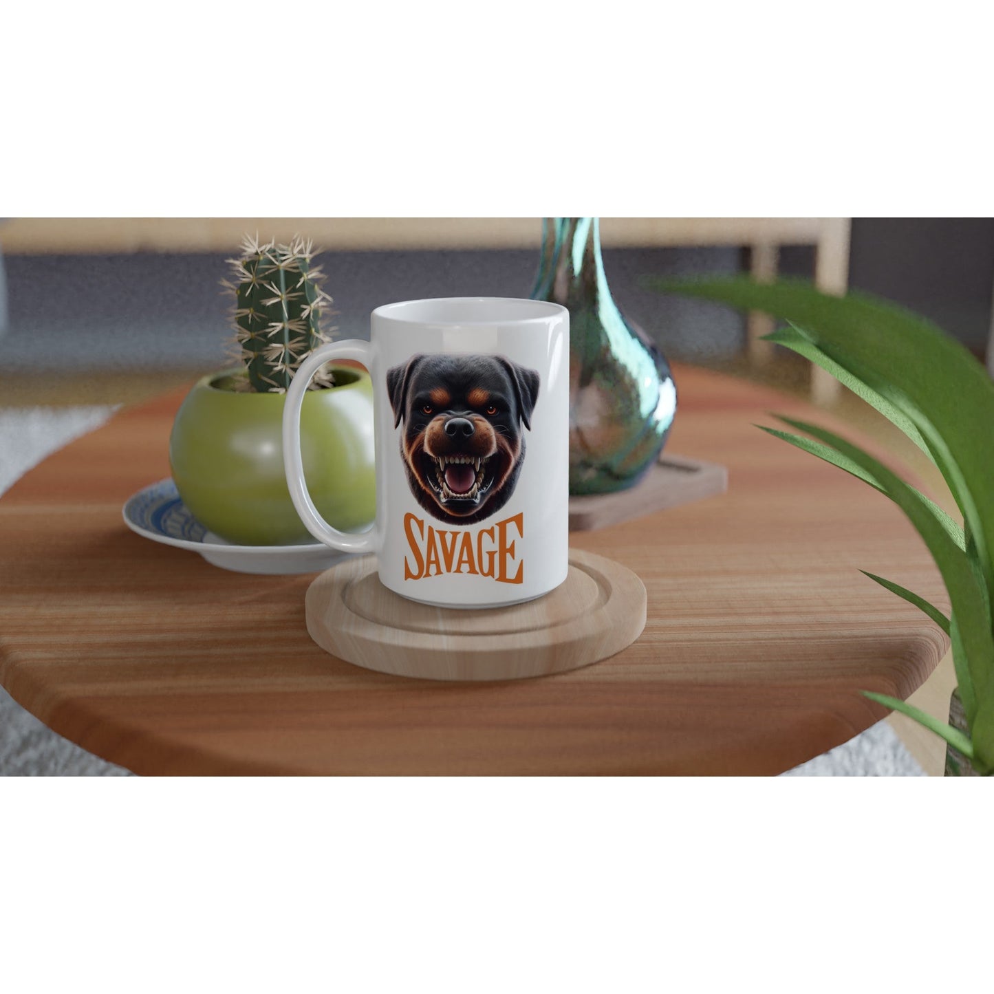 Rottweiler SAVAGE Mug - Petselfie