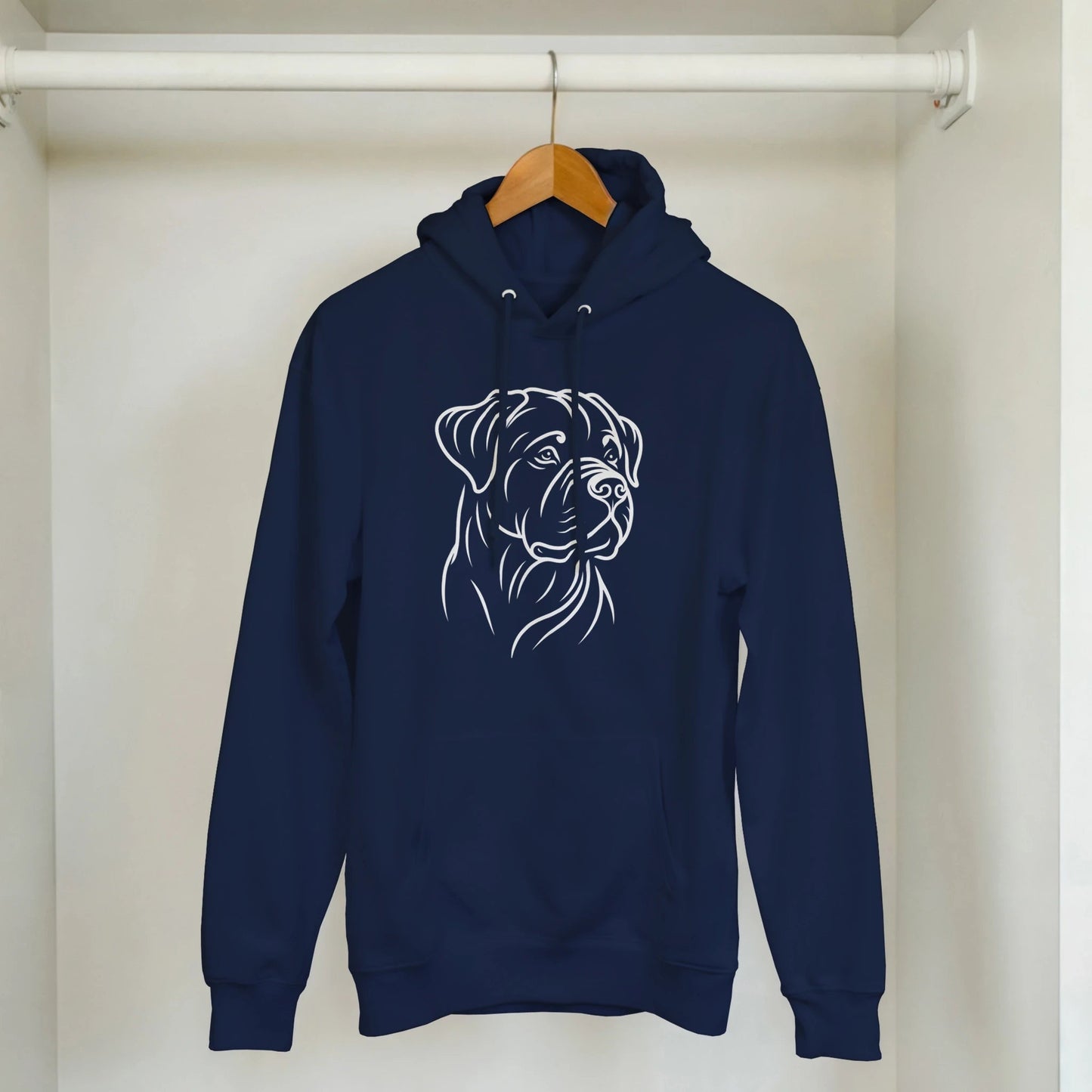 Rottweiler Silhouette Hoodie - Petselfie