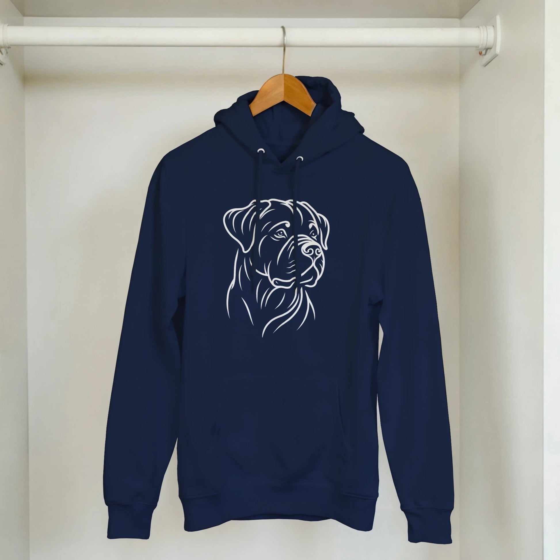 Rottweiler Silhouette Hoodie - Petselfie