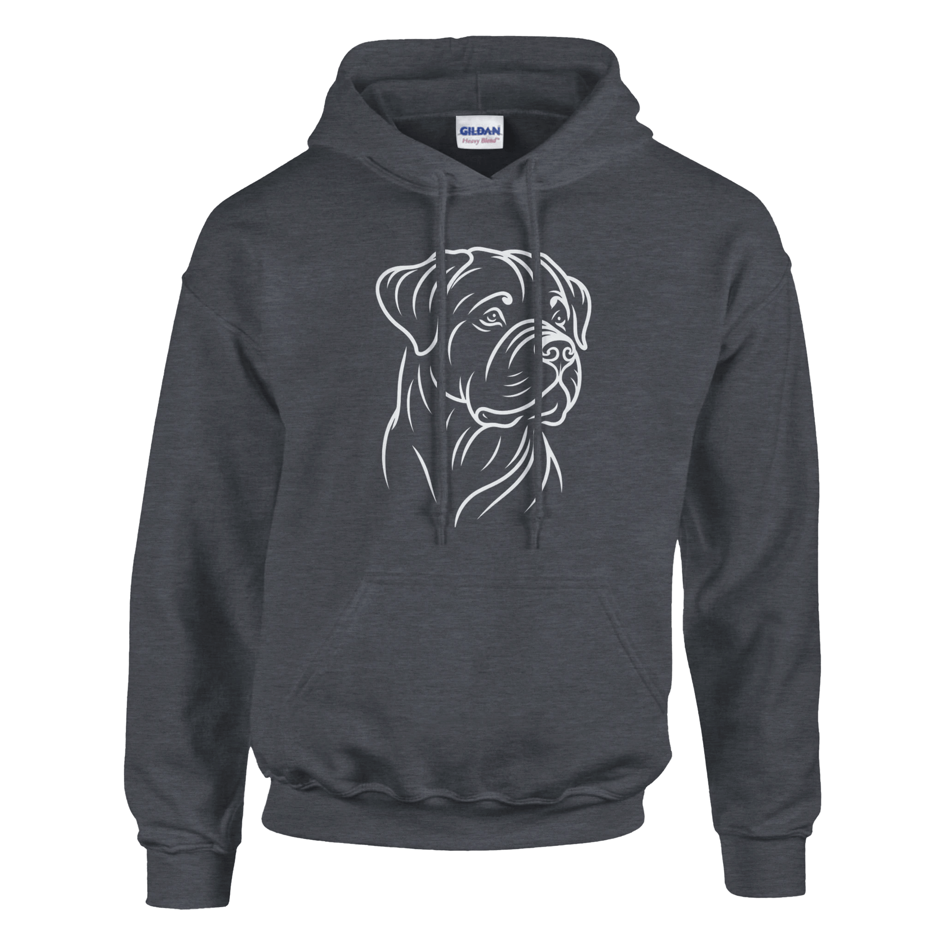 Rottweiler Silhouette Hoodie - Petselfie