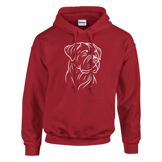 Rottweiler Silhouette Hoodie - Petselfie