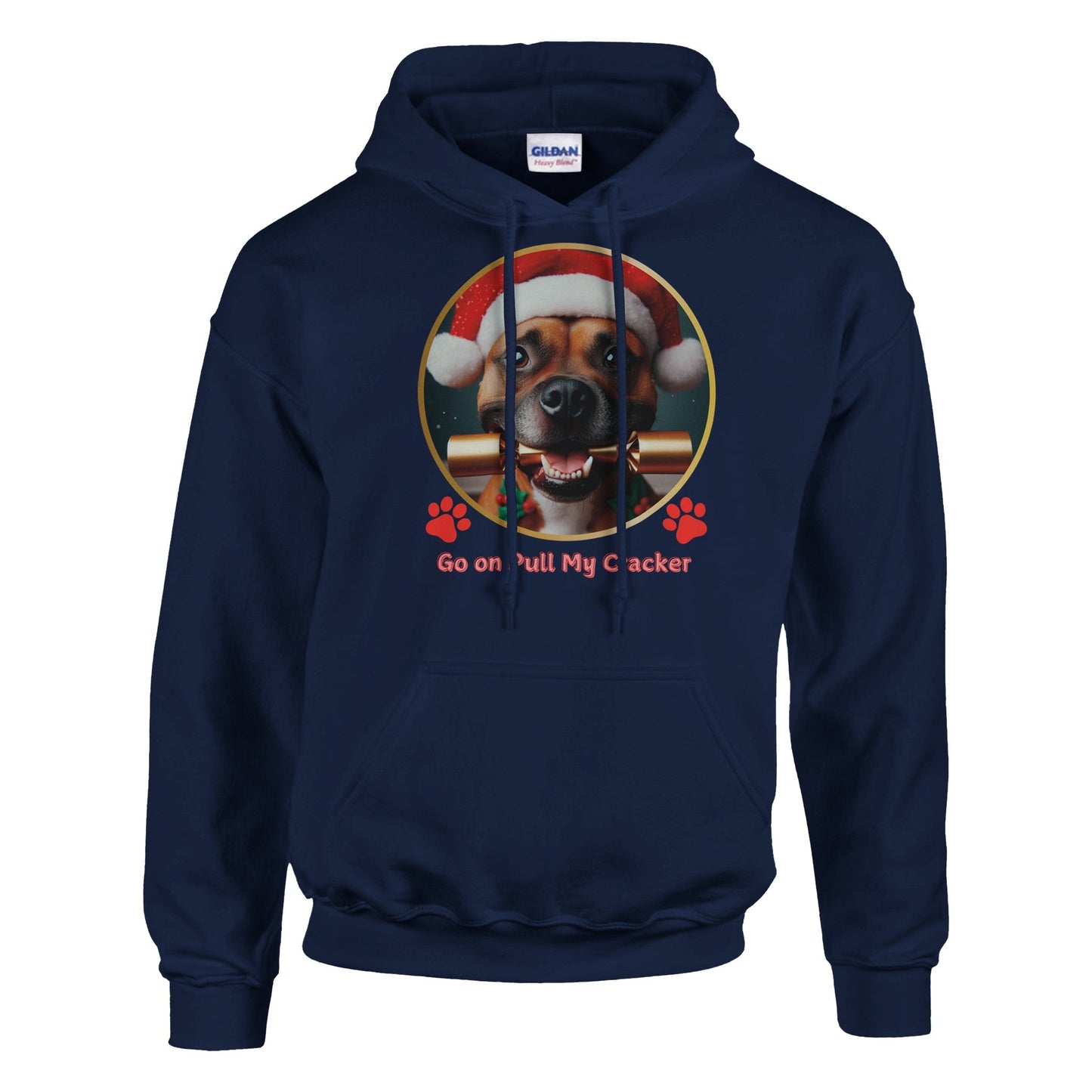 Staffordshire Bull Terrier Christmas Hoodie - Petselfie