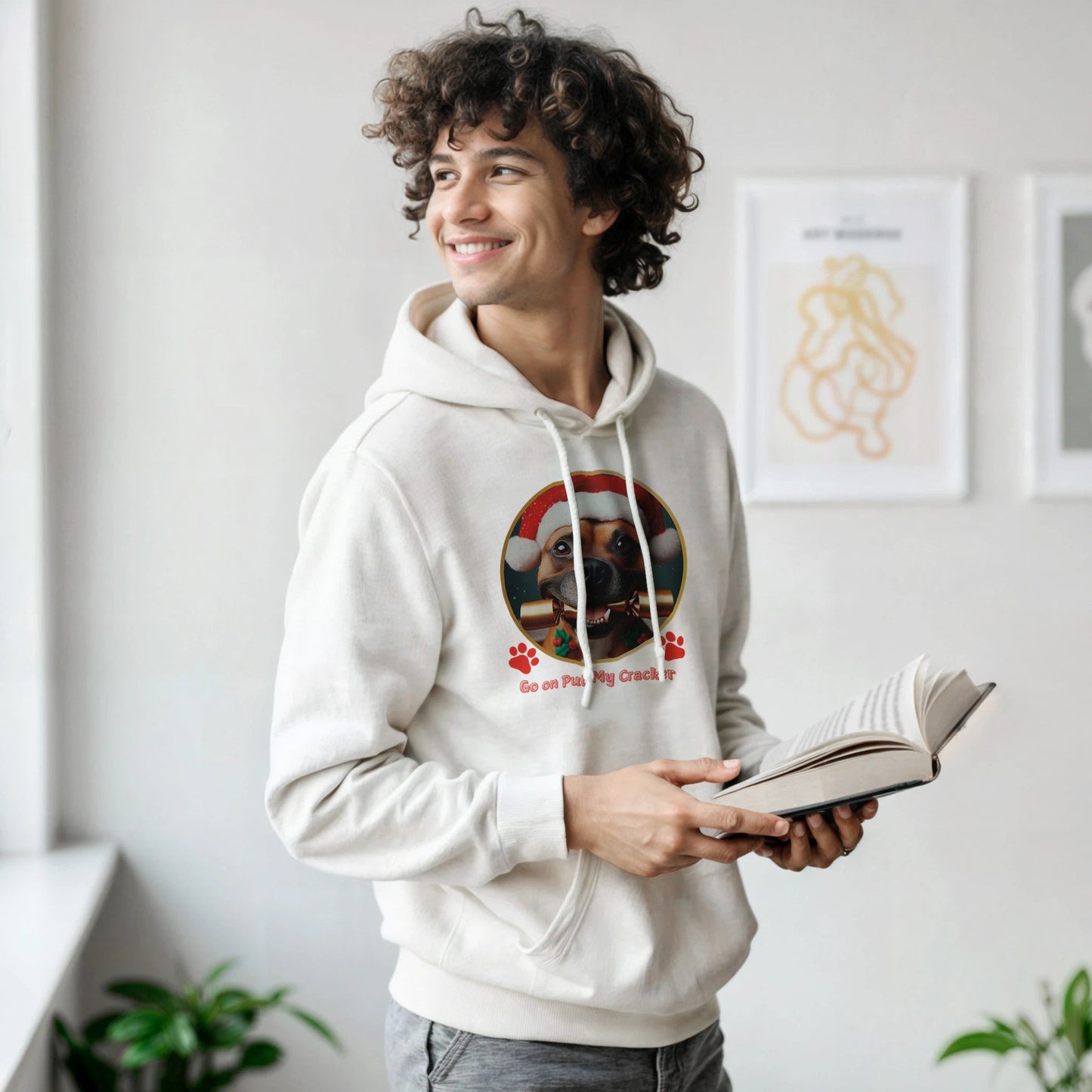 Staffordshire Bull Terrier Christmas Hoodie - Petselfie