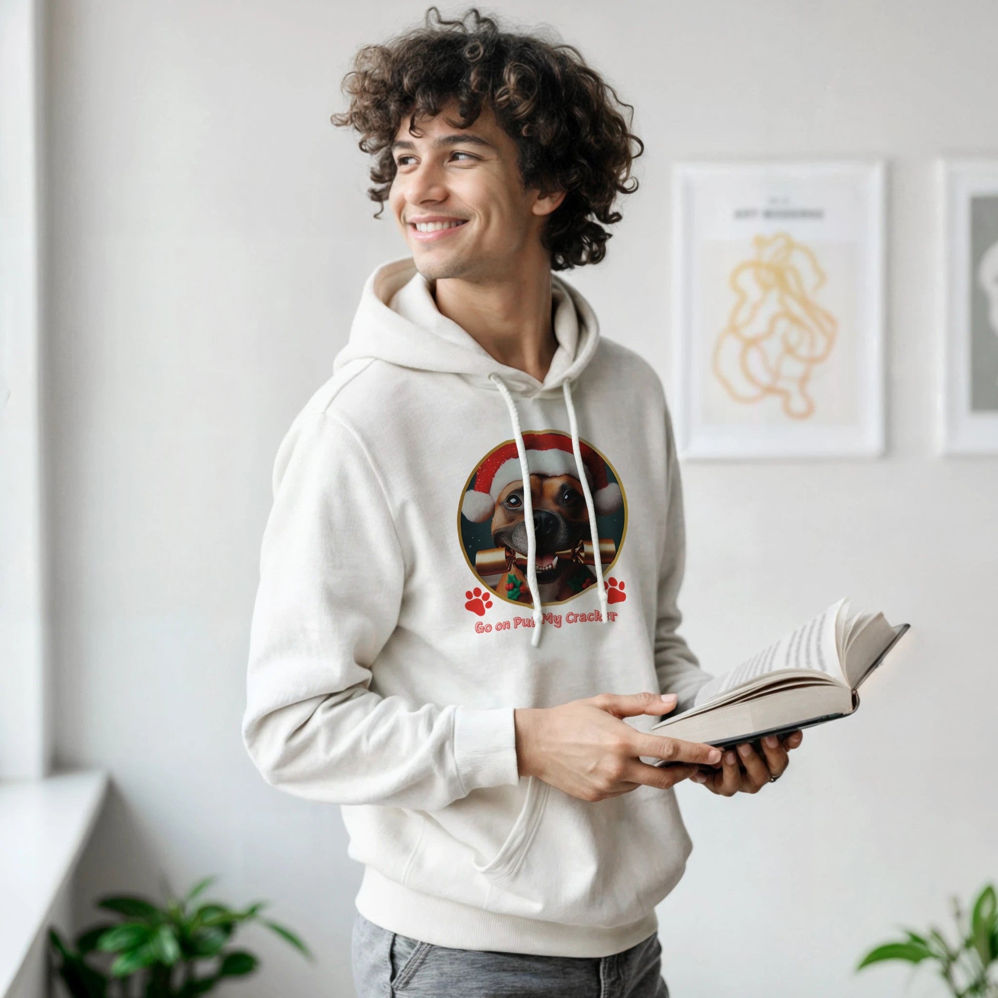 Staffordshire Bull Terrier Christmas Hoodie - Petselfie