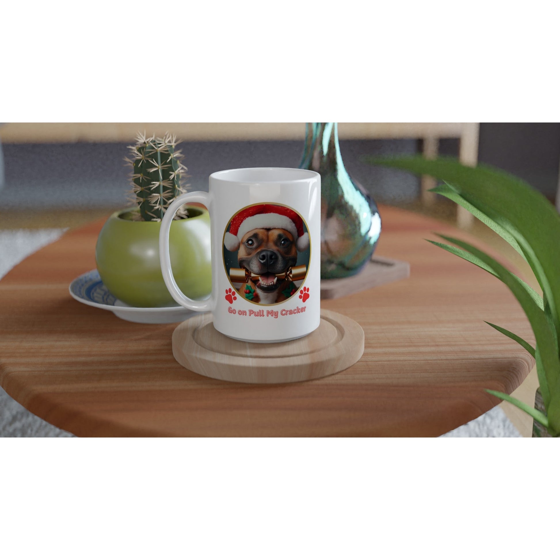 Staffordshire Bull Terrier Christmas Mug - Petselfie