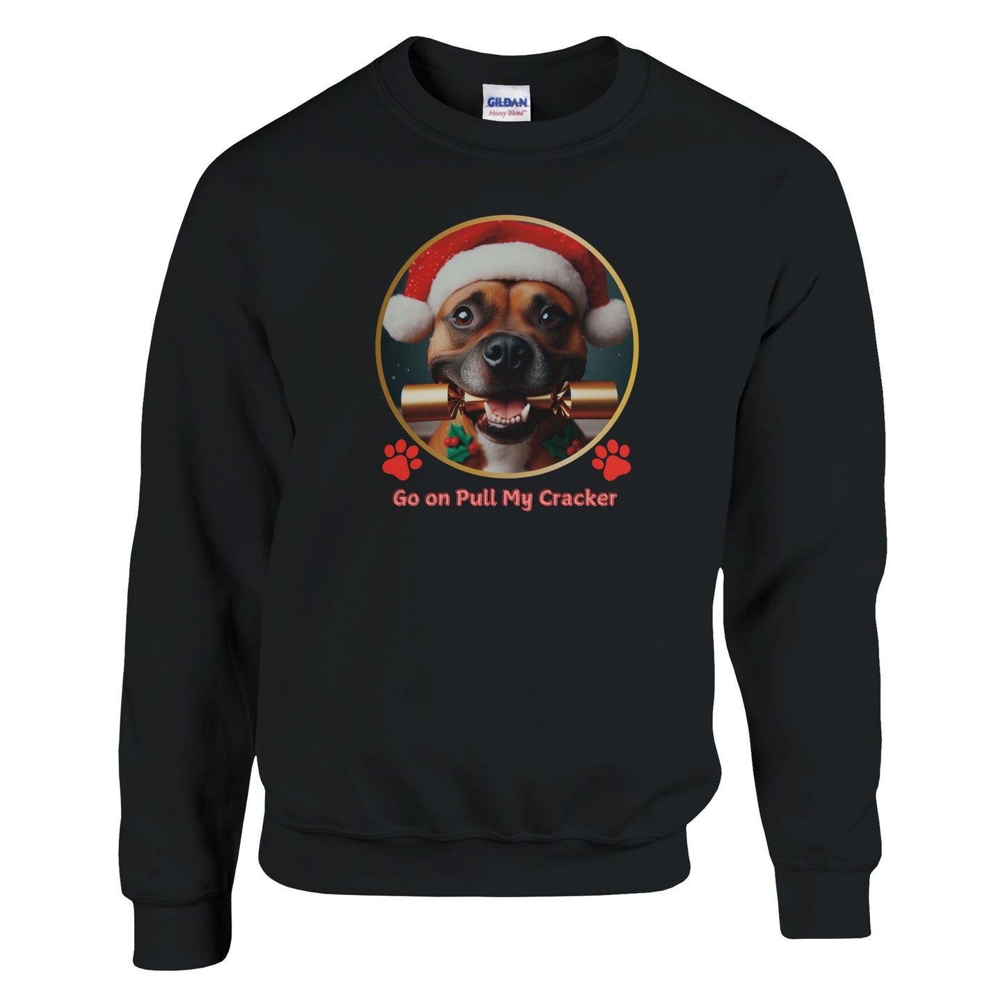 Staffordshire Bull Terrier Christmas Sweatshirt - Petselfie