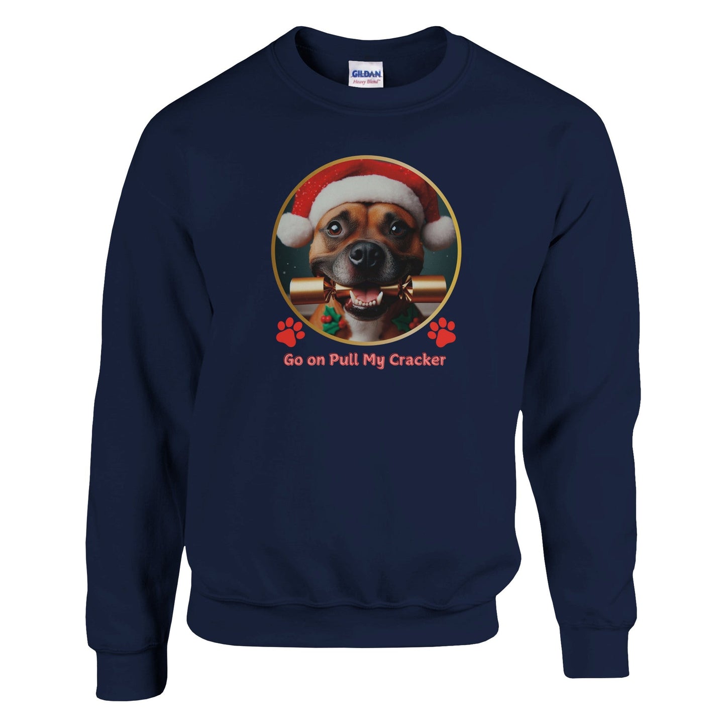 Staffordshire Bull Terrier Christmas Sweatshirt - Petselfie