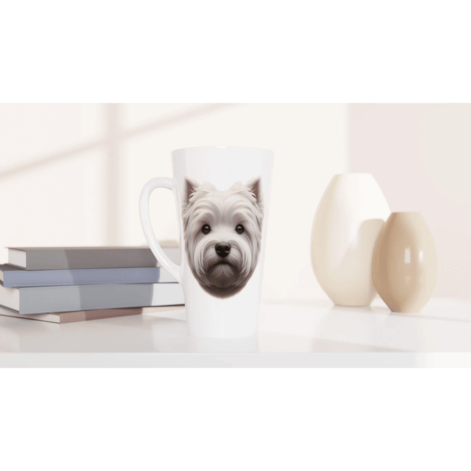 West Highland White Terrier latte Mug - PetSelfie - Petselfie