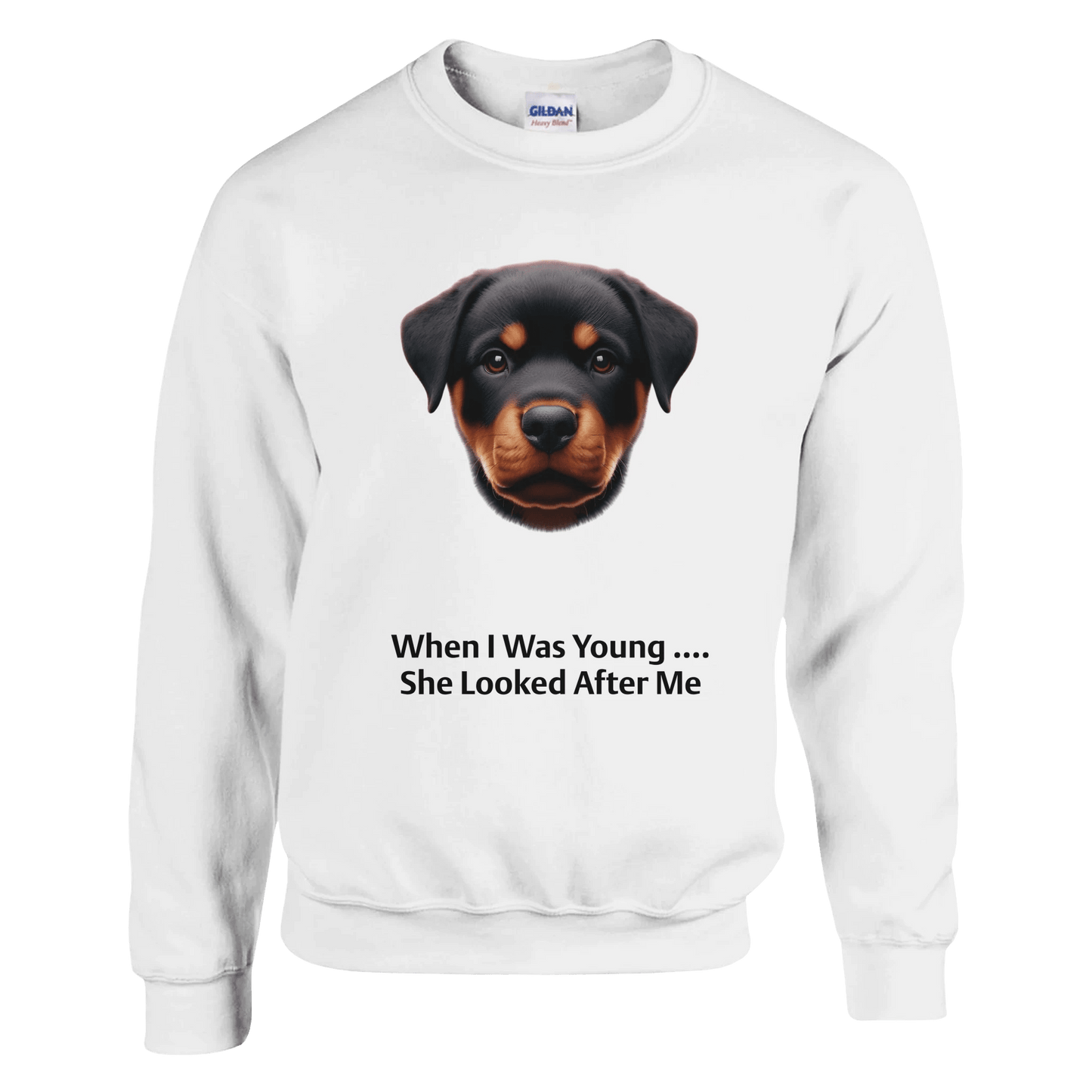 When I Was Young ....Rottweiler Classic Unisex Crewneck Sweatshirt - Petselfie