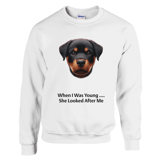 When I Was Young ....Rottweiler Classic Unisex Crewneck Sweatshirt - Petselfie