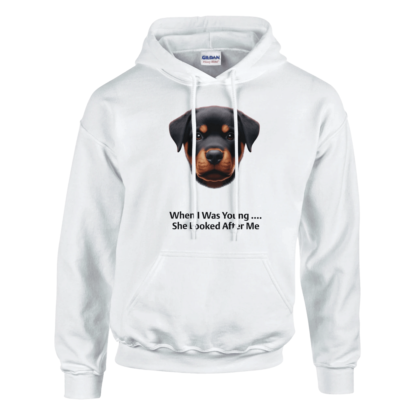When I Was Young ....Rottweiler Pullover Hoodie - Petselfie
