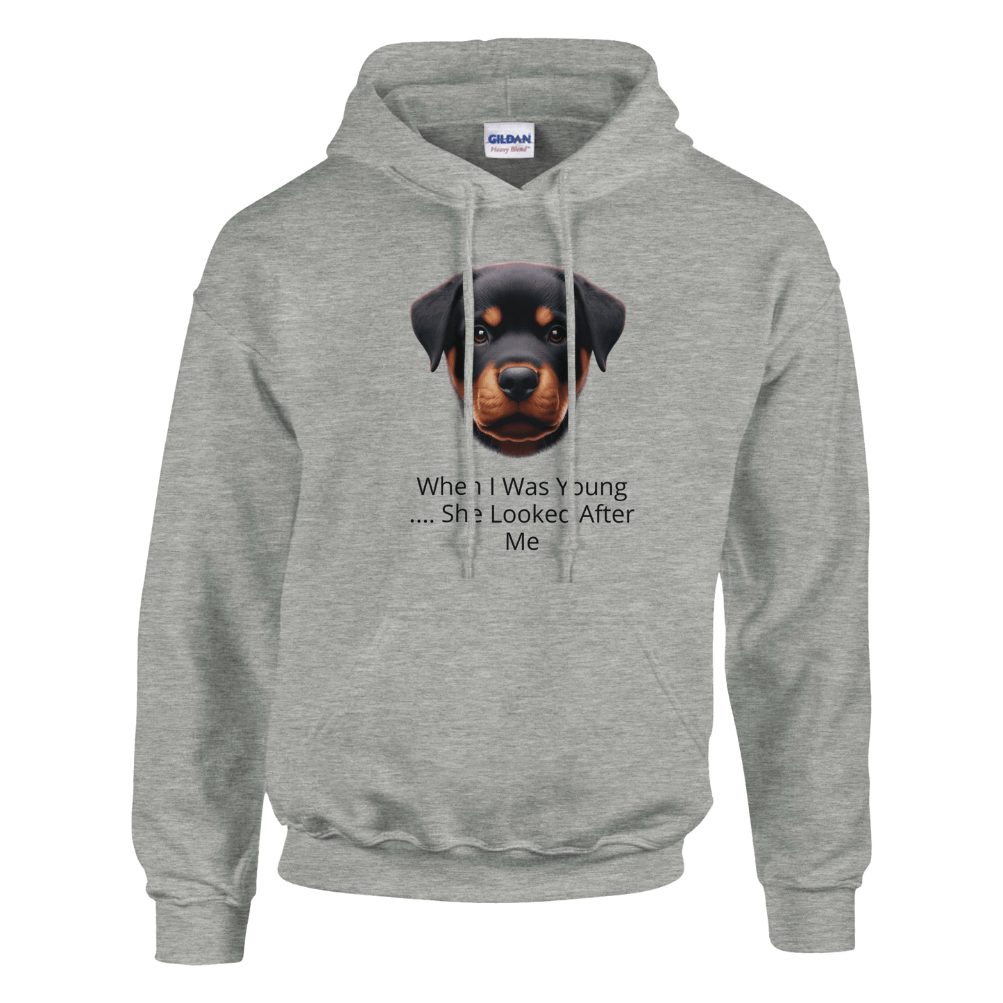When I Was Young ....Rottweiler Pullover Hoodie - Petselfie