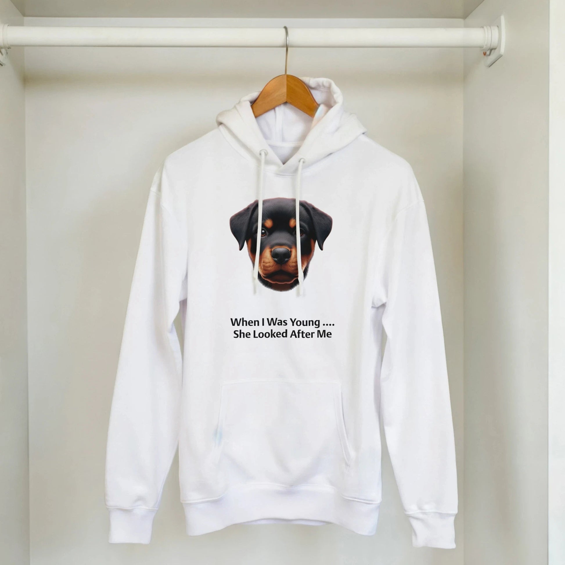 When I Was Young ....Rottweiler Pullover Hoodie - Petselfie