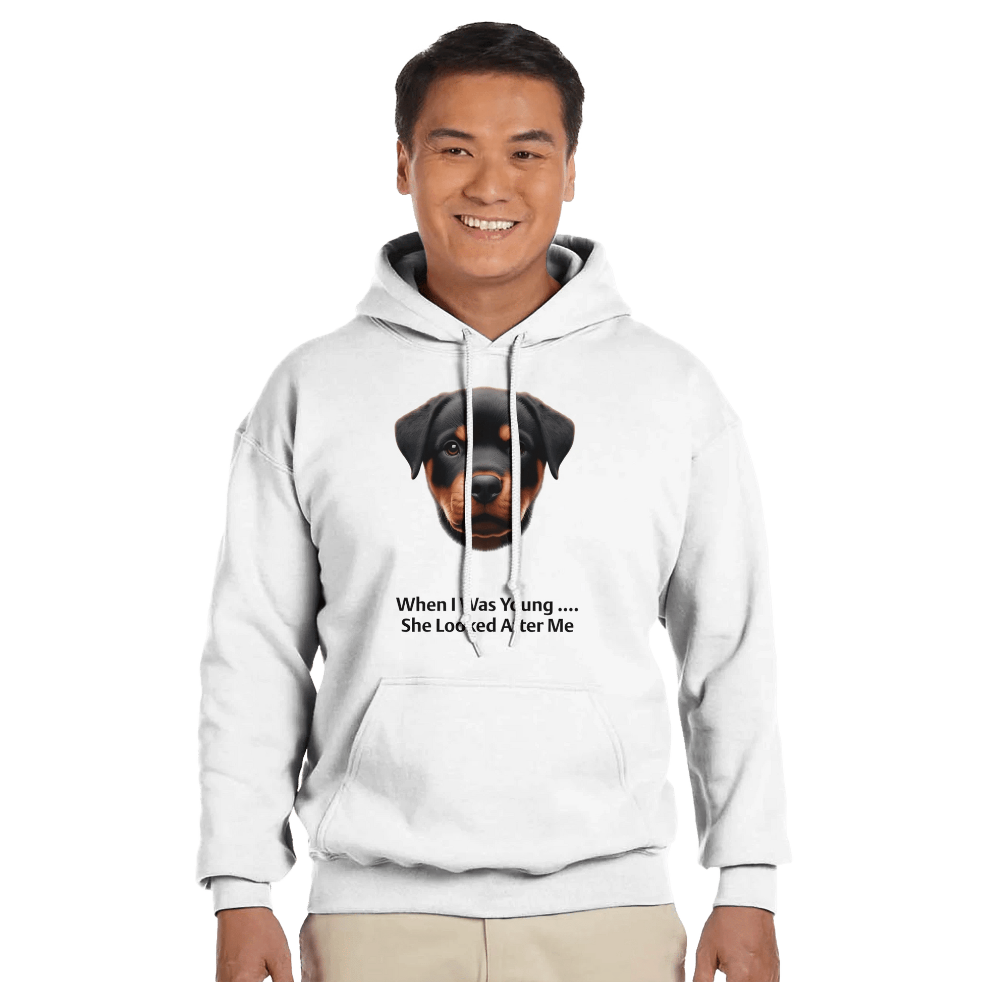 When I Was Young ....Rottweiler Pullover Hoodie - Petselfie