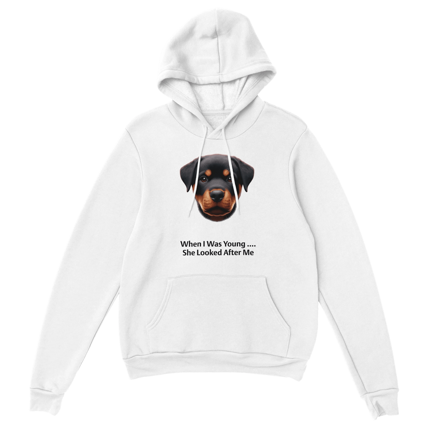 When I Was Young ....Rottweiler Pullover Hoodie - Petselfie