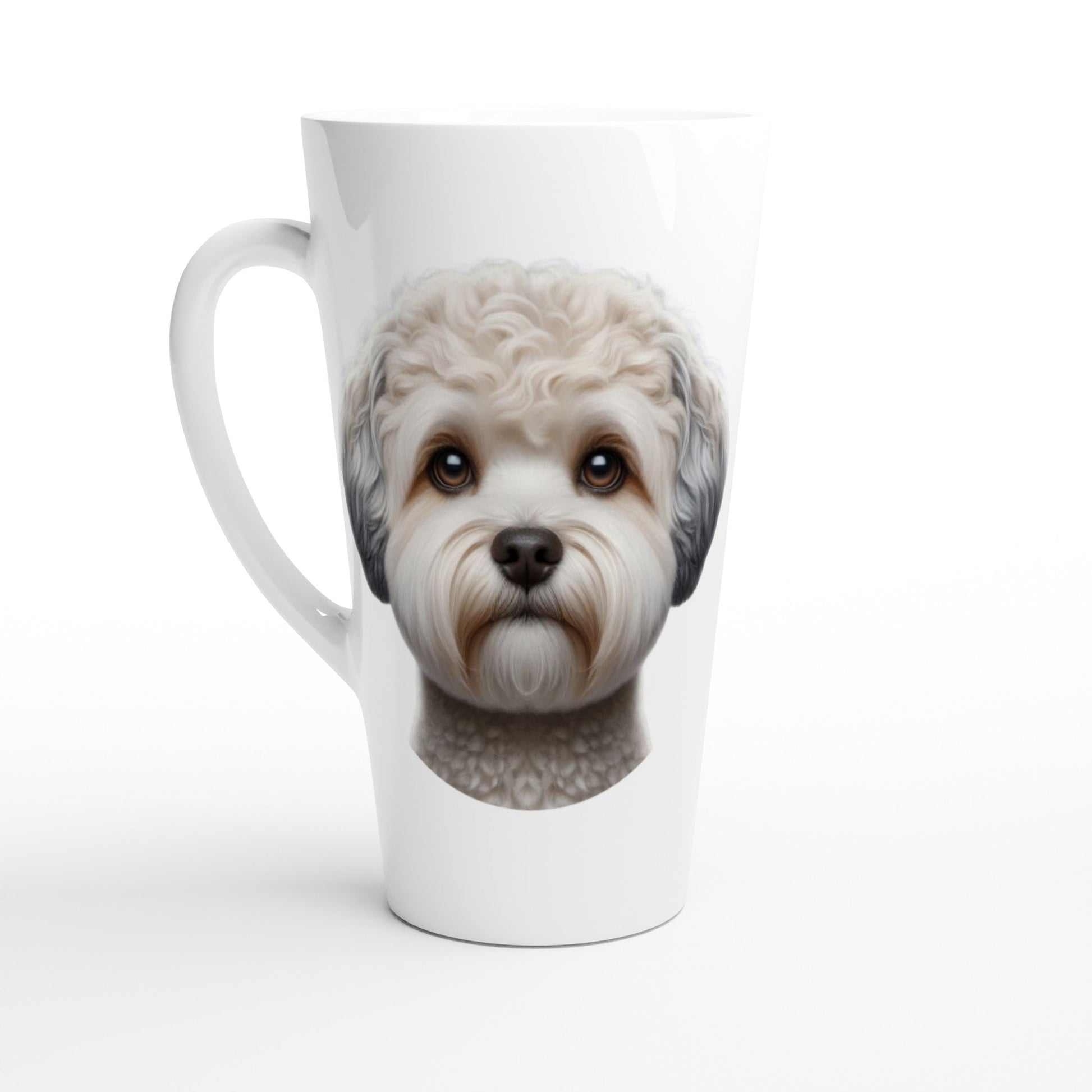 Zuchon Dog White Latte 17oz Ceramic Mug - Petselfie