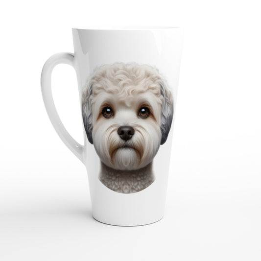 Zuchon Dog White Latte 17oz Ceramic Mug - Petselfie